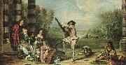 Jean-Antoine Watteau Mezzetin oil